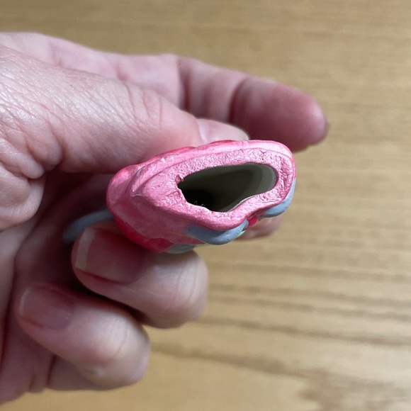 Vintage Ceramic Mouse Christmas Ornament Handmade 3.5” Choir Girl Silent Night - Picture 3 of 6